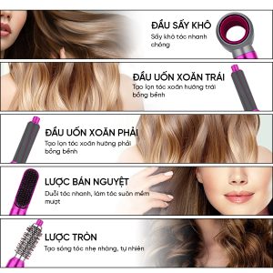 Alternative view of Máy Sấy Tạo Kiểu Tóc 5in1 VIVI V108 – Máy Sấy Đa Năng Ion Âm, Uốn, Duỗi, Sấy Chuẩn Salon Tại Nhà