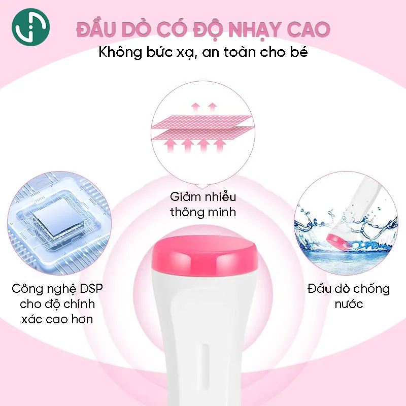 Máy Đo Tim Thai Tại Nhà Fetal Doppler – Giải Pháp Nghe Nhịp Tim Thai An Toàn, Hiệu Quả Cho Mẹ Bầu Tốt Nhất 2025 - Ảnh 3