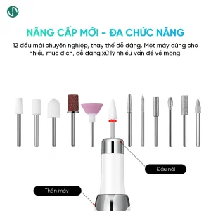 Alternative view of Máy Làm Móng Tại Nhà Vivi Nail Pro 12 — Đẹp Chuẩn Tiệm, Dễ Dùng Tại Nhà