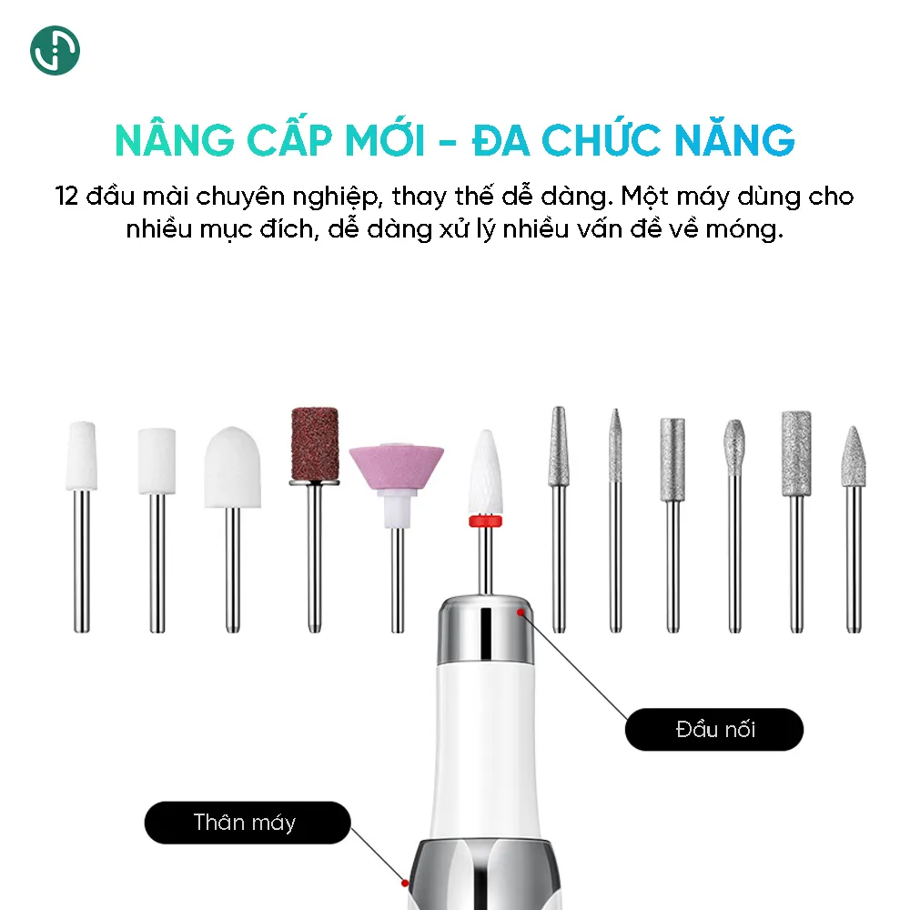 Máy Làm Móng Tại Nhà Vivi Nail Pro 12 — Đẹp Chuẩn Tiệm, Dễ Dùng Tại Nhà - Ảnh 2