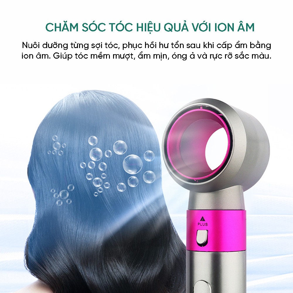 Máy Sấy Tạo Kiểu Tóc 5in1 VIVI V108 – Máy Sấy Đa Năng Ion Âm, Uốn, Duỗi, Sấy Chuẩn Salon Tại Nhà - Ảnh 4