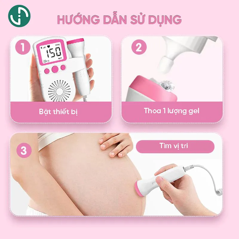 Máy Đo Tim Thai Tại Nhà Fetal Doppler – Giải Pháp Nghe Nhịp Tim Thai An Toàn, Hiệu Quả Cho Mẹ Bầu Tốt Nhất 2025 - Ảnh 4