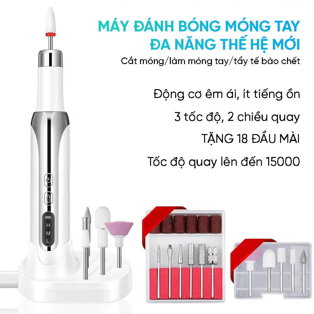 Máy Làm Móng Tại Nhà Vivi Nail Pro 12 — Đẹp Chuẩn Tiệm, Dễ Dùng Tại Nhà - Ảnh 4