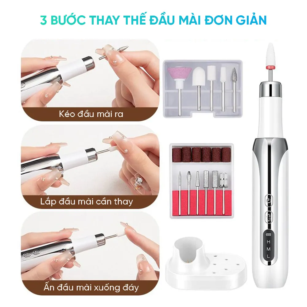 Máy Làm Móng Tại Nhà Vivi Nail Pro 12 — Đẹp Chuẩn Tiệm, Dễ Dùng Tại Nhà - Ảnh 5