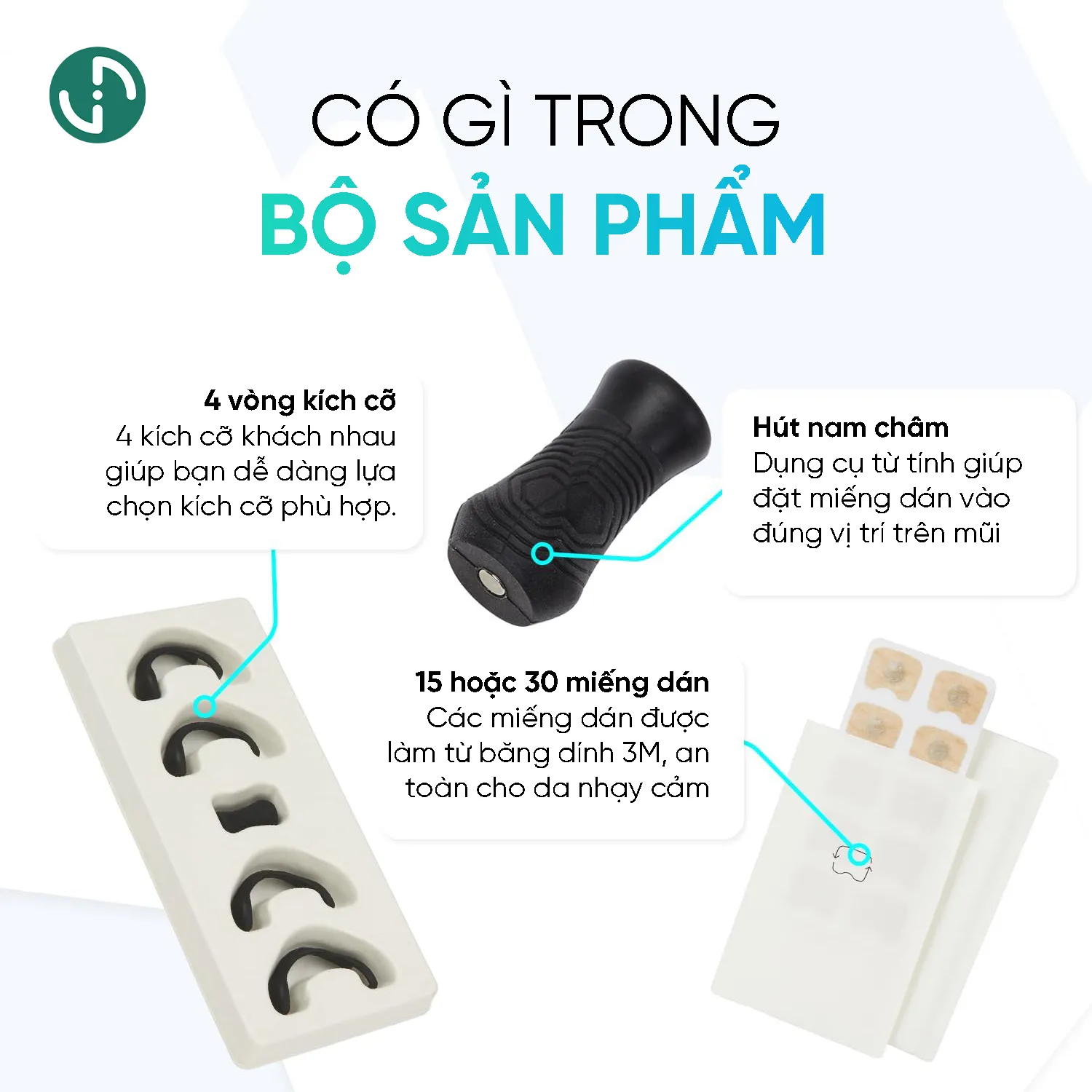 Kẹp Mũi Nam Châm Chống Ngáy Oxybreathing Nasal, Tăng Oxy, Cải Thiện Giấc Ngủ Tốt Nhất 2025 - Ảnh 4