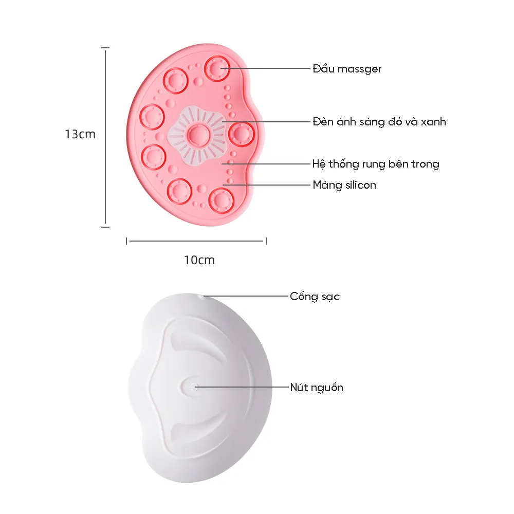 Máy Massage Ngực Không Dây VIVI VENUSLIFT PRO Giúp Nâng Cơ & Làm Đầy Vòng 1 Tự Nhiên Hot Nhất 2025 - Ảnh 4