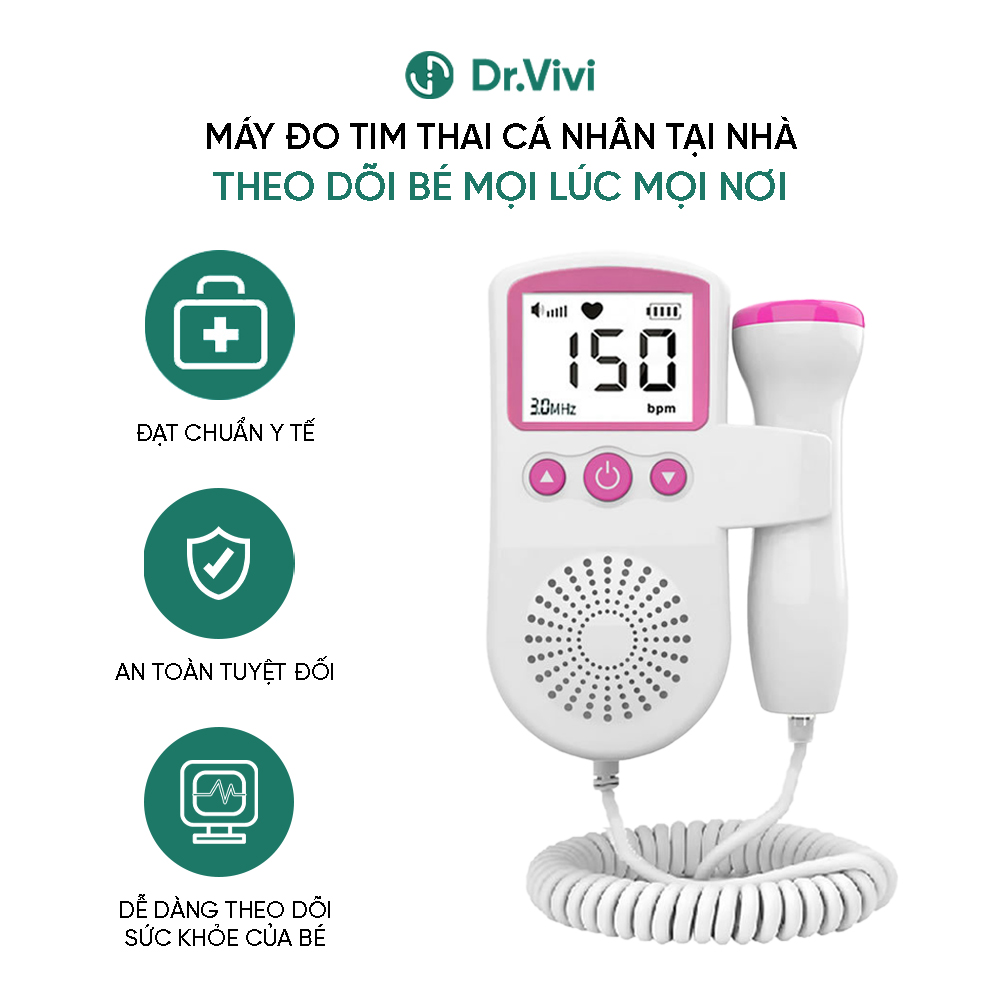 Máy Đo Tim Thai Tại Nhà Fetal Doppler